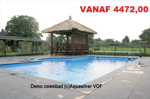 Demo zwembad Aquasilver Montfort Nederland (kom kijken op afspraak) Demo zwembad Aquasilver Montfort Nederland (kom kijken op afspraak)